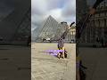 Girl Louvre Museum September 2019 Paris France
