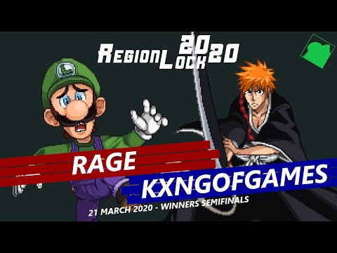 Rage (ZSS, Luigi) vs KxngOfGames (Ichigo) - Winners Semifinals - RegionLock 2020