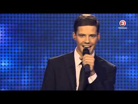 Petras Daunys - X-FAKTORIUS FINAL SHOW 1 (Islikimo daina) 2012-12-16