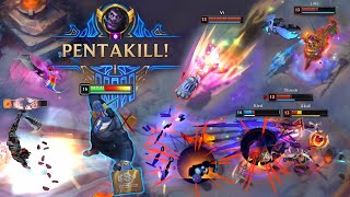20 Minutes BEST PENTA LoL MONTAGE #531