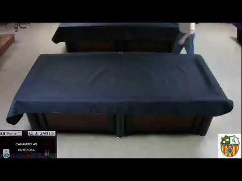 LLIGA CATALANA 3 BANDES 4ª Div. -  S.B.FOMENT MOLINS vs C.B.SANTS