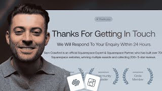 Create a Thank You Page After Form Submission on Squarespace