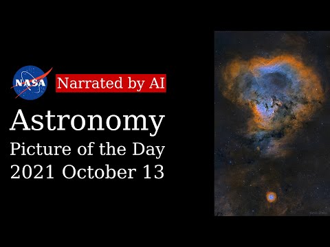 APOD: 2021-10-13 - NGC 7822: Cosmic Question Mark (Narrated by Salli)