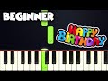 Happy Birthday To You | BEGINNER PIANO TUTORIAL + SHEET MUSIC by Betacustic