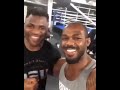 Jones and Ngannou at the gym ?