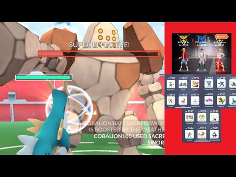 18 unique Regirock trio in cloudy
