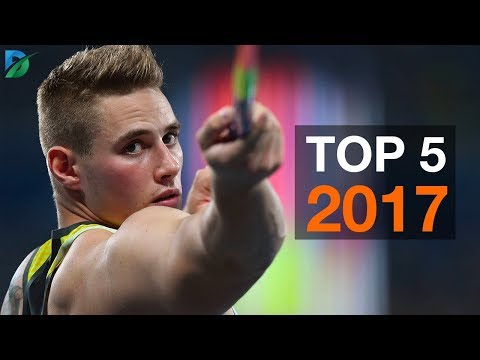 Top 5 javelin throwers from 2017.