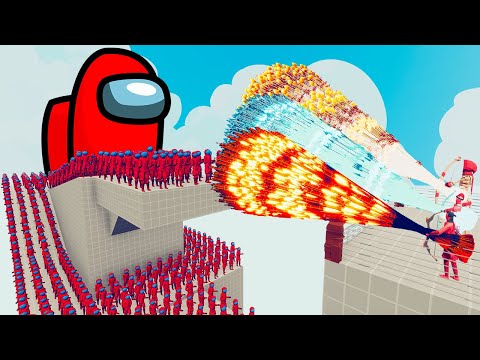 100x IMPOSTOR + 2x GIANT vs 3x EVERY GOD - Totally Accurate Battle Simulator TABS