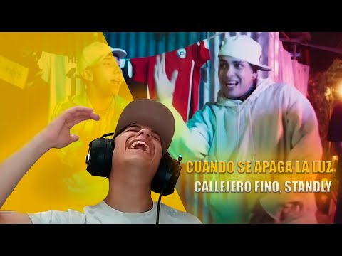 CHILENO REACCIONA A CALLEJERO FINO, STANDLY - ✨ CUANDO SE APAGA LA LUZ ✨