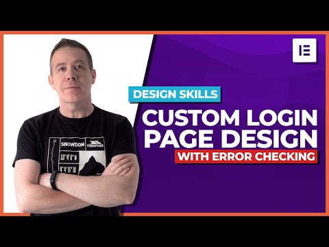 How to create a WordPress Login Page with error checking | Elementor Pro