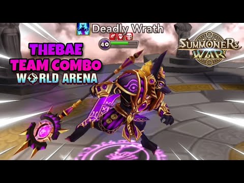 Thebae Team Combo in World Arena Ep. 4 - Summoners War
