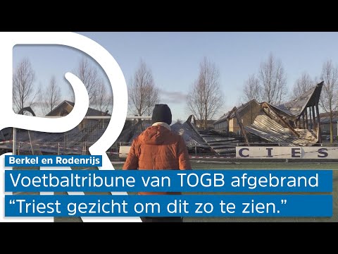 Ravage bij brand voetbalvereniging TOGB