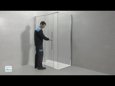 Brisa L2-E + LF-C Shower Enclosure - Installation l Roca