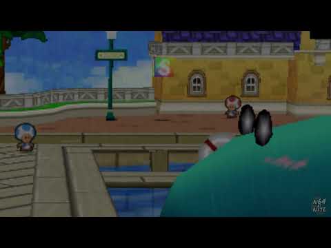 pov: You Stay the Night in Toad Town in Paper Mario 64 with Rain and Music