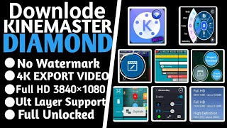 Kinemaster Diamond mod apk free download | (2019) Best KineMaster Diamond Mod Apk