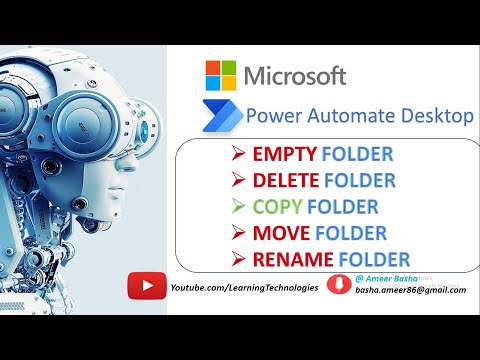 Power Automate Desktop :  Learn and Work with Folder Actions - part 2