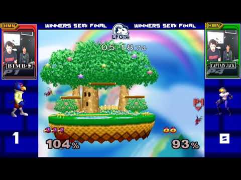 BL2 Melee - LFG | Bimbo (Falco) VS Captain Jack (Sheik) - Winner Semi Finals