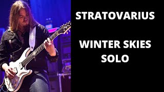 Stratovarius - Winter Skies (Guitar Solo)