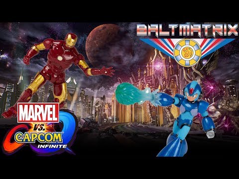Marvel vs Capcom Infinite Iron Man Mega Man X 2-Pack Target Exclusive Set