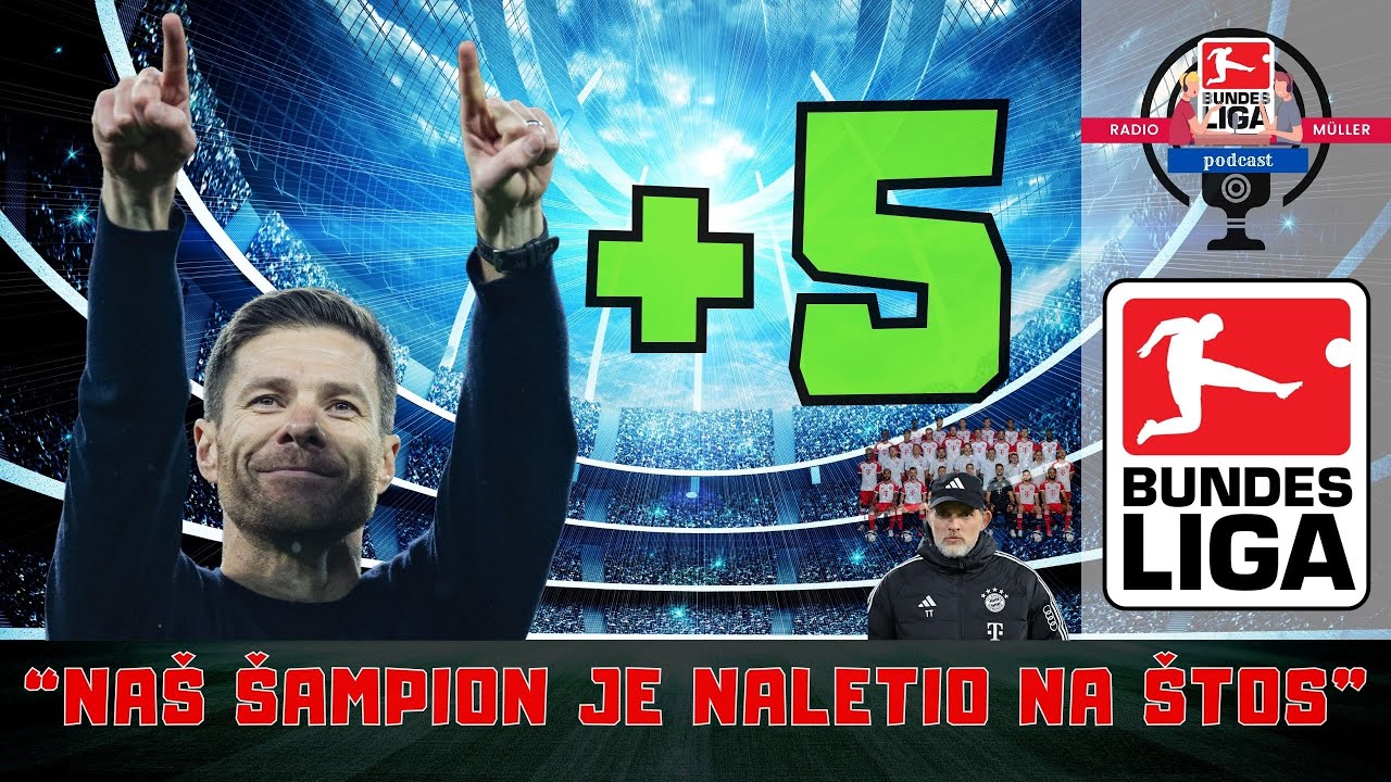 "Alonso-ball" magija u Bundesligi i pad Bayerna + najava Lige prvaka I RM podcast #160