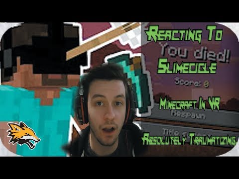 Reacting to Slimecicle Minecraft in VR is absolutely traumatizing