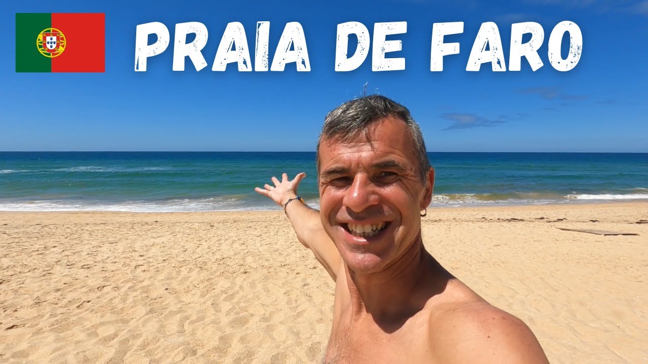 Embark on a walking tour at Praia de Faro.