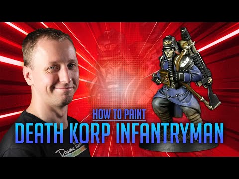 How to Paint a Death Korps of Krieg Infantryman for 40K.