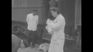 Japanese Internees Board Swedish Liner Gripsholm in Exchange of Prisoners, NYC (August 1943)