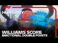 Russell And Latifi Score Emotional Double Points For Williams | 2021 Hungarian Grand Prix