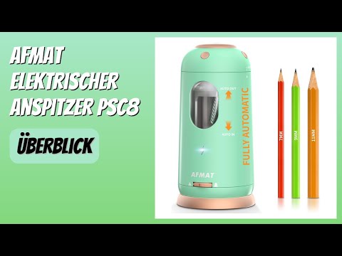 BEWERTUNG (2025): AFMAT Elektrischer Anspitzer PSC8. Infos