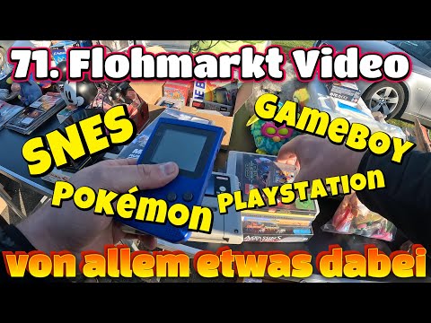 71.  Flohmarkt Video /// #pokemon #snes #gameboy #playstation von allem etwas dabei