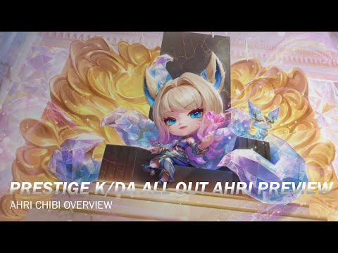 Prestige K/DA All Out Ahri Champion Chibi Preview - Teamfight Tactics