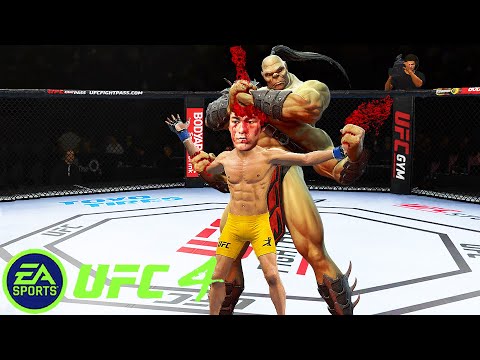 UFC4 Bruce Lee vs Goro Mortal Kombat EA Sports UFC 4  - PS5