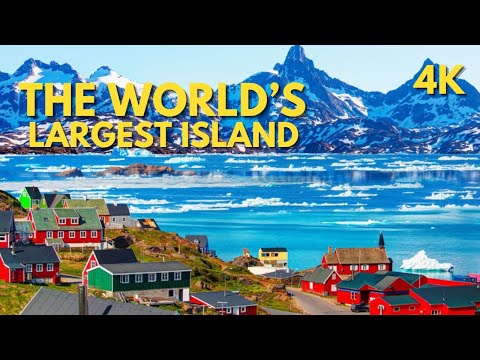 GREENLAND NATURE in 4K UHD Drone Film + Relaxing Music + Narrative for Stress Relief