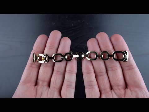 Fitbit Luxe gorjana Parker Link Bracelet (Soft Gold Stainless Steel) – FIRST LOOK!