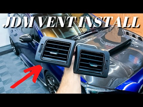 Installing JDM Black Vents on My STI | More Mods Come In!