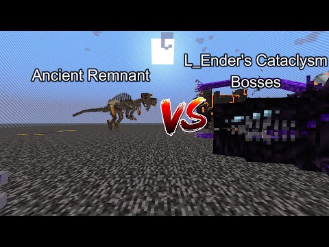 Ancient Remnant vs L_Ender's Cataclysm Bosses  Minecraft  Mob Battle