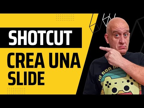 Montaggio video (slide) in 10 minuti o giù di li | Corso completo Shotcut