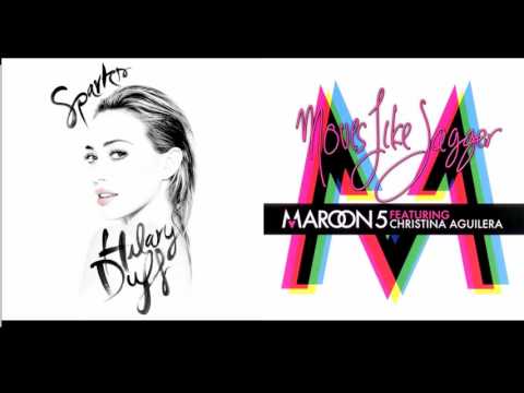 Hilary Duff - Sparks vs. Maroon 5 ft. Christina Aguilera - Moves Lie Jagger Mashup