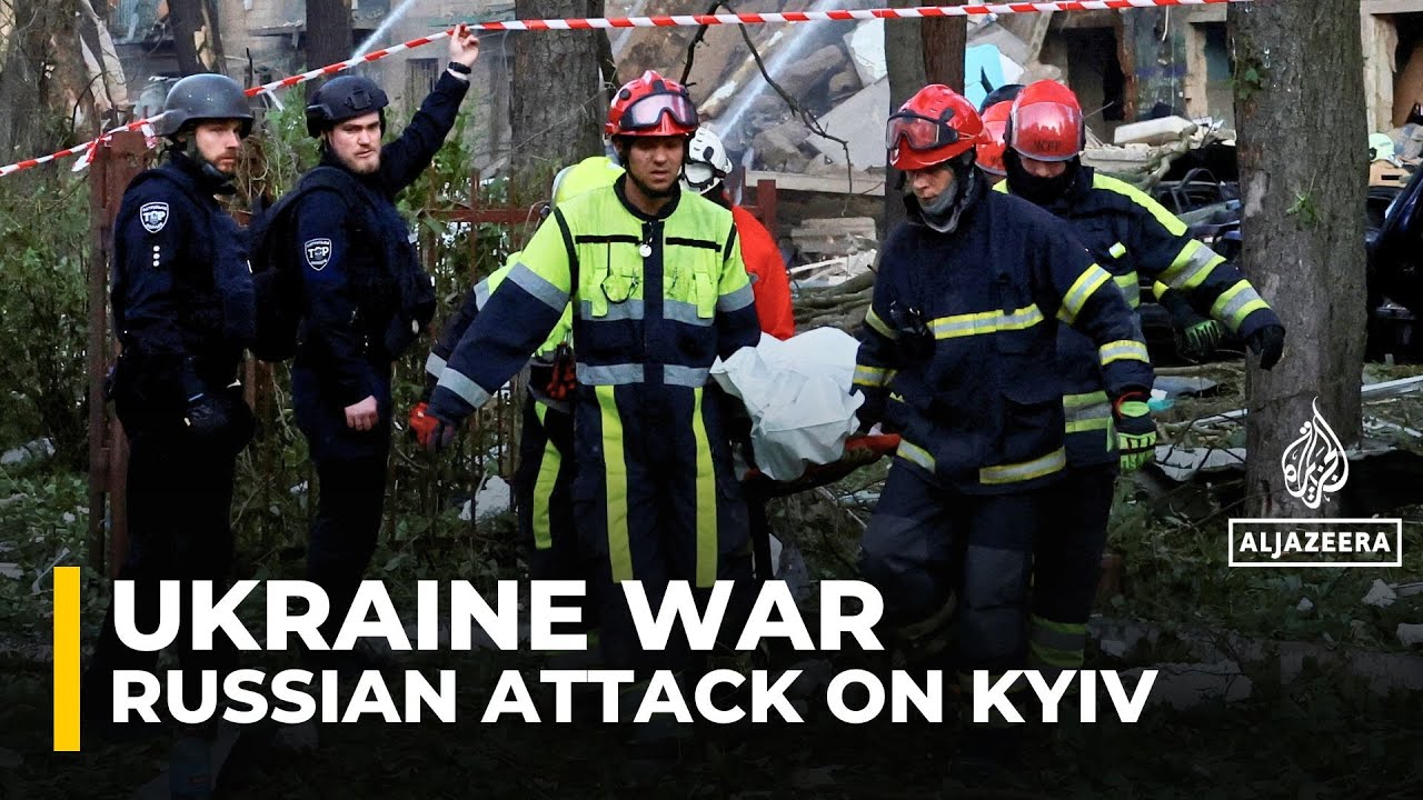 ‘Massive’ Russian air assault kills at least 6 in Ukraine’s capital Kyiv