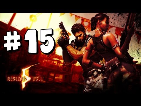 Resident Evil 5 Veteran Walkthrough Part 15 - Chapter 6 - 2