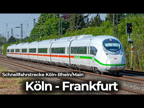 HighSpeed Cab Ride in the driver's cab of the ICE 3 neo | Cologne Rhine-Main | Cologne - Frankfurt