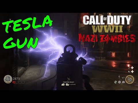 Call Of Duty WWII: How To BUILD The TESLA GUN In NAZI ZOMBIES!