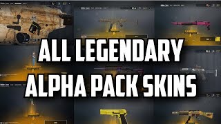 Rainbow Six Siege All Alpha Packs Legendary Skins [Weapons, Head Gear, Charms]