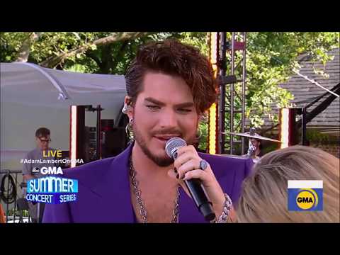 Adam Lambert é entrevistado no Palco do Good Morning America (Nova Iorque) - 28/06/19 - legendado