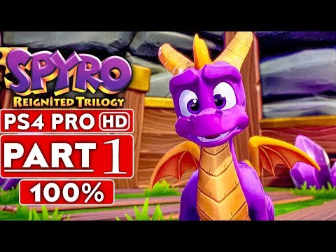 SPYRO 2 RIPTO'S RAGE Gameplay Walkthrough Part 1 - SPYRO REIGNITED TRILOGY 100% - No Commentary