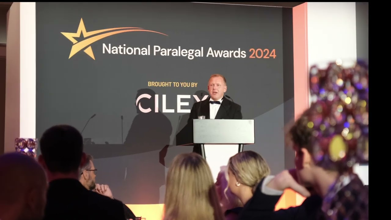 Filming from the National Paralegal Awards 2024 thumbnail