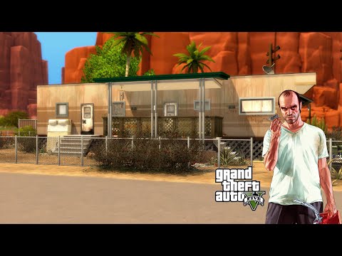 Trevor Philips' Trailer Home GTAV I No CC I The Sims 4 Stop Motion Build