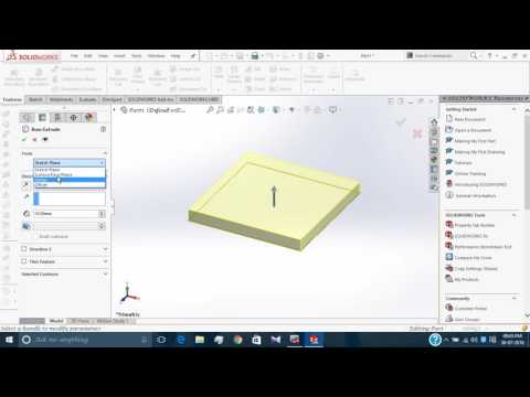 basic solidworks 2016 tutorial 1