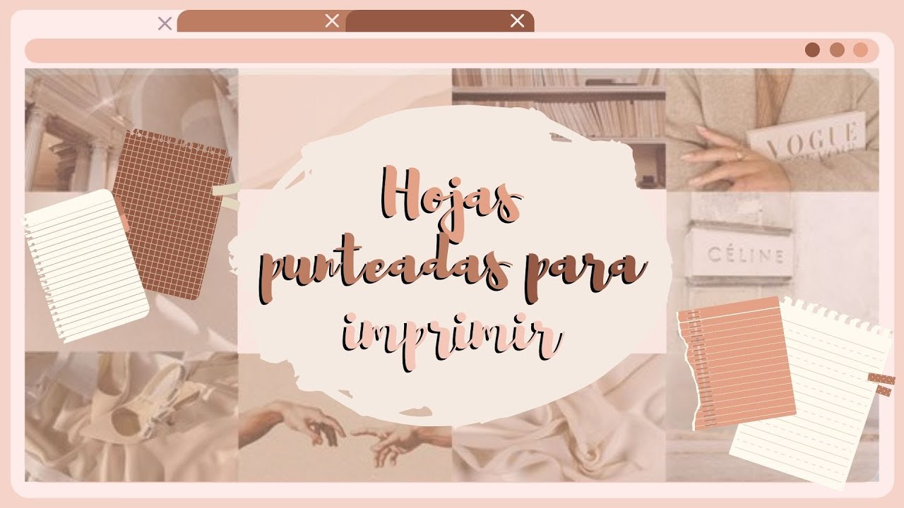 Cómo hacer hojas punteadas, rayadas, etc!!! 👌 | Apuntes digitales